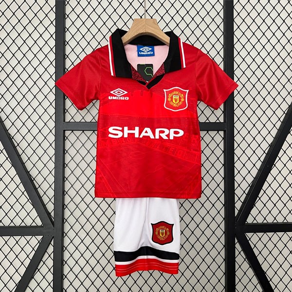 Camiseta Manchester United Primera equipo Niño Retro 1994 1996
